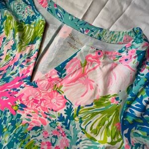 mini Lilly Pulitzer Sophiletta Dress Fished My Wish UPF 50+ NWT
